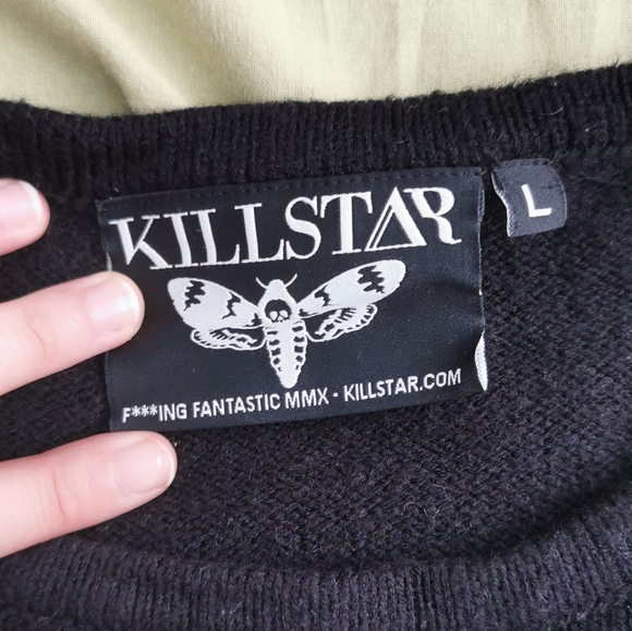 *reposh killstar forever over sweater large - Picture 2 of 5